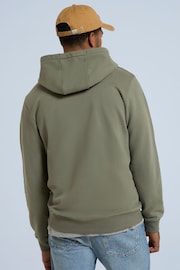 Animal Mens Green River Front Graphic Organic Hoodie - Image 3 of 9