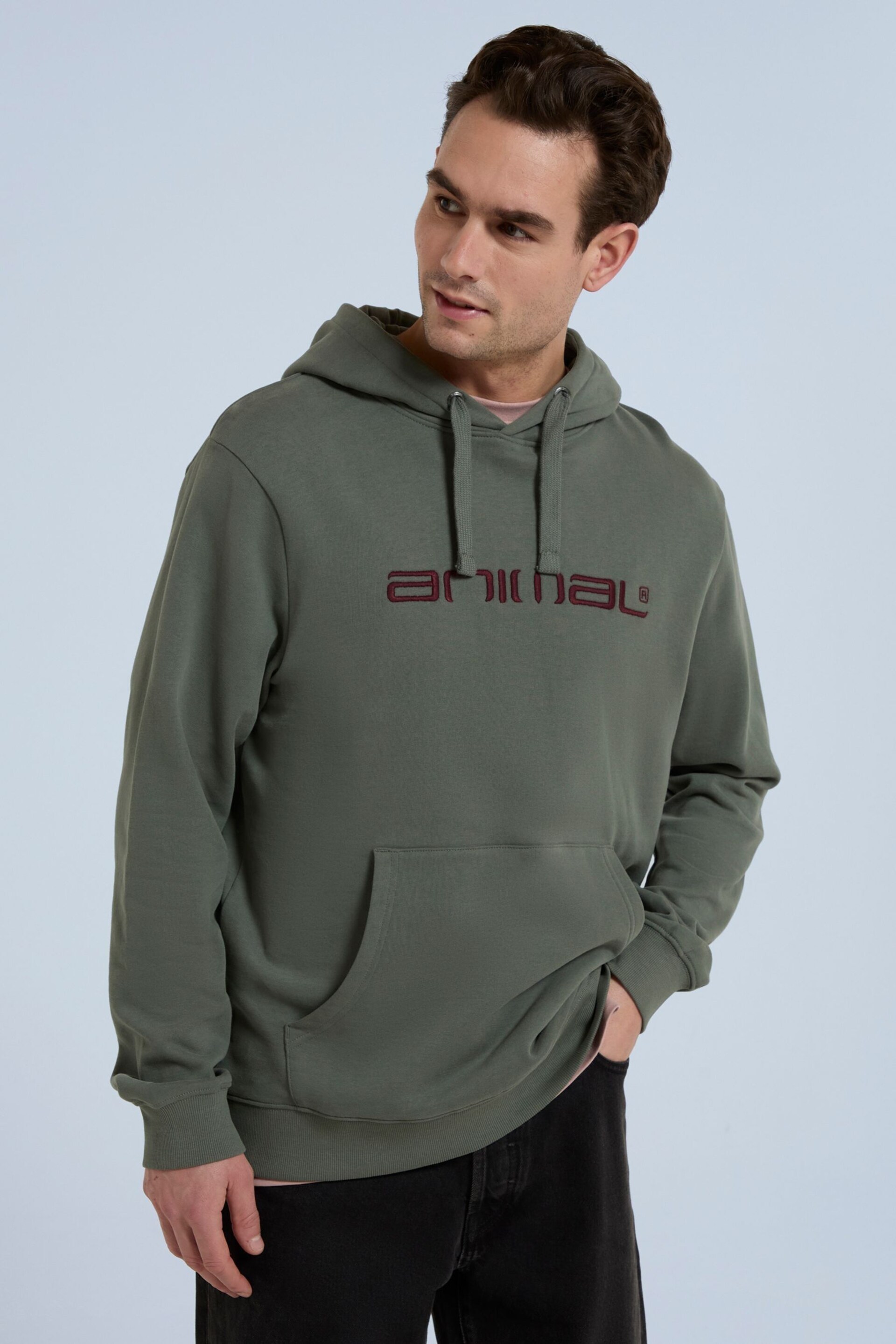 Animal Green Driver Organic Logo Hoodie - Image 2 of 4