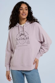 Animal Womens Purple Kaya Organic Hoodie - Image 1 of 9