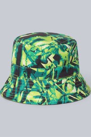 Animal Kids Bright Green Reversible Bucket Hat - Image 4 of 9