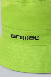 Animal Kids Bright Green Reversible Bucket Hat - Image 8 of 9