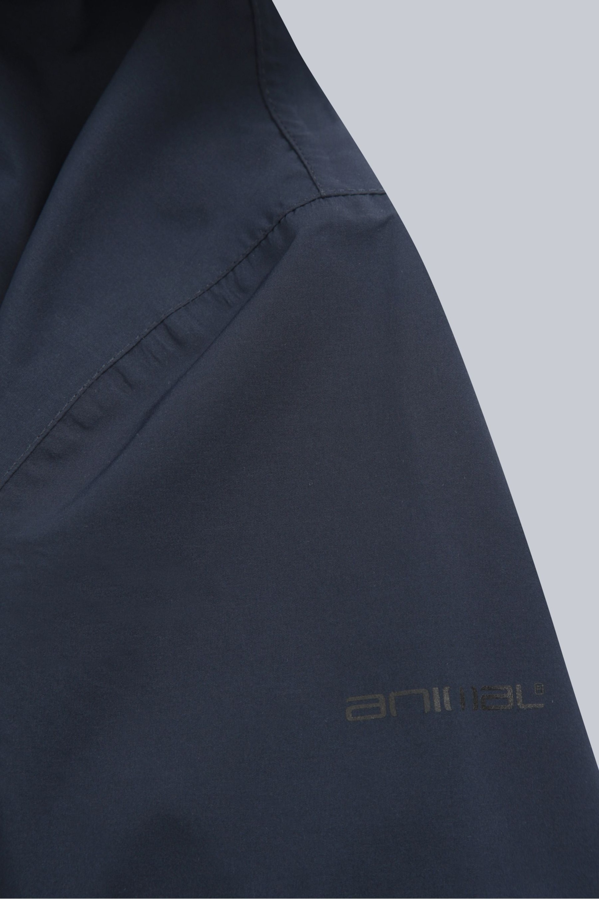 Animal Pace Womens Blue Packable Waterproof Jacket - Image 7 of 16