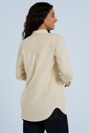 Animal Womens Cream Seya Organic Beach Shirt - Image 3 of 8