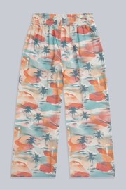 Animal Orange Tassia Printed Cropped Beach Trousers - Image 6 of 8