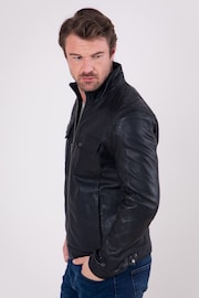 Lakeland Leather Black Warwick Leather Jacket Front - Image 5 of 13