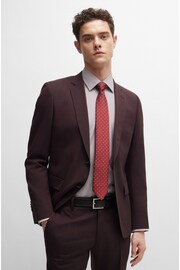 BOSS Red Regular-Fit Easy-Iron Shirt In Stretch Cotton - Image 3 of 6