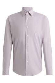 BOSS Red Regular-Fit Easy-Iron Shirt In Stretch Cotton - Image 6 of 6