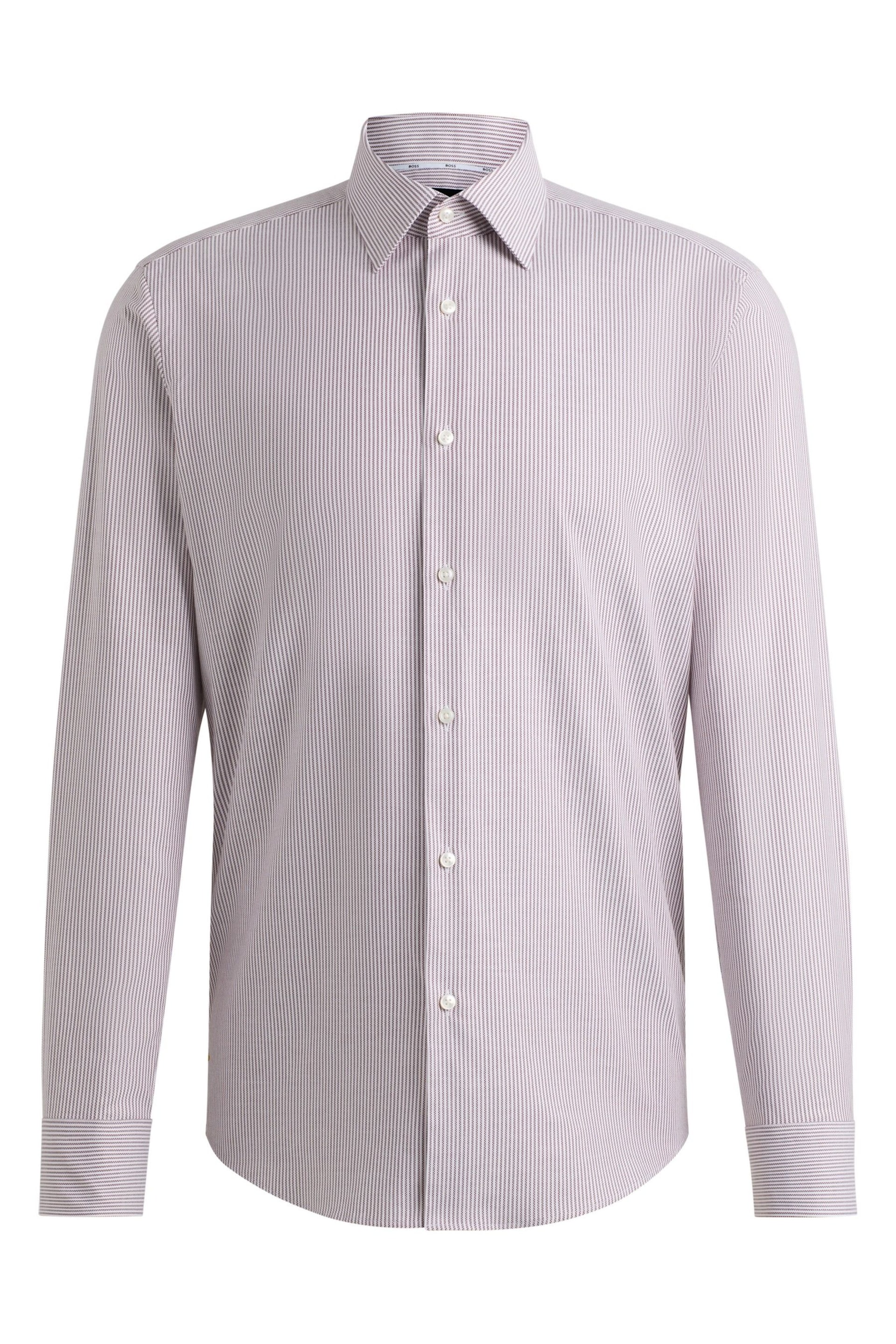 BOSS Red Regular-Fit Easy-Iron Shirt In Stretch Cotton - Image 6 of 6