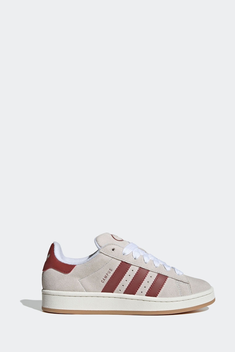 adidas Originals White Campus 00s Trainers - Image 1 of 9