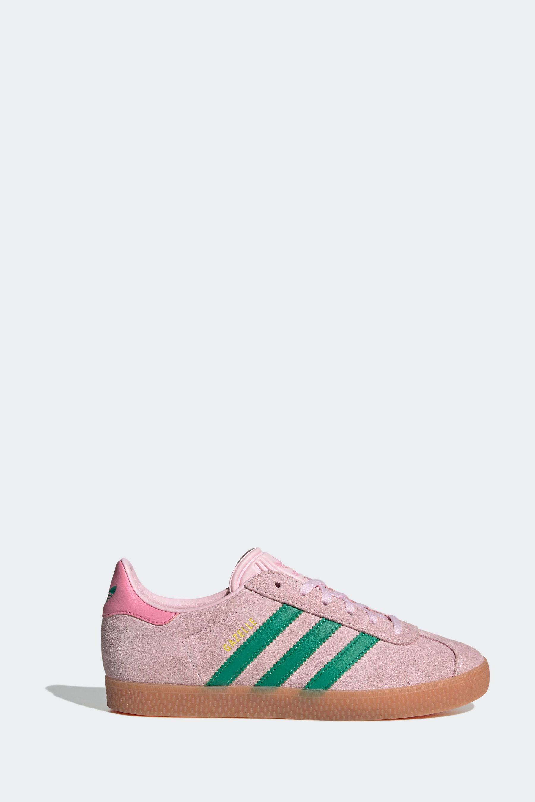 adidas Originals Pink Junior Gazelle Trainers