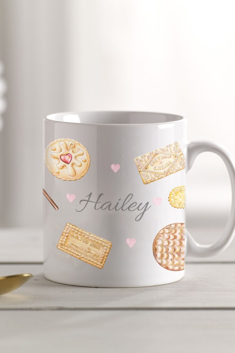 Loveabode Natural Personalised Biscuit Mug - Image 1 of 4