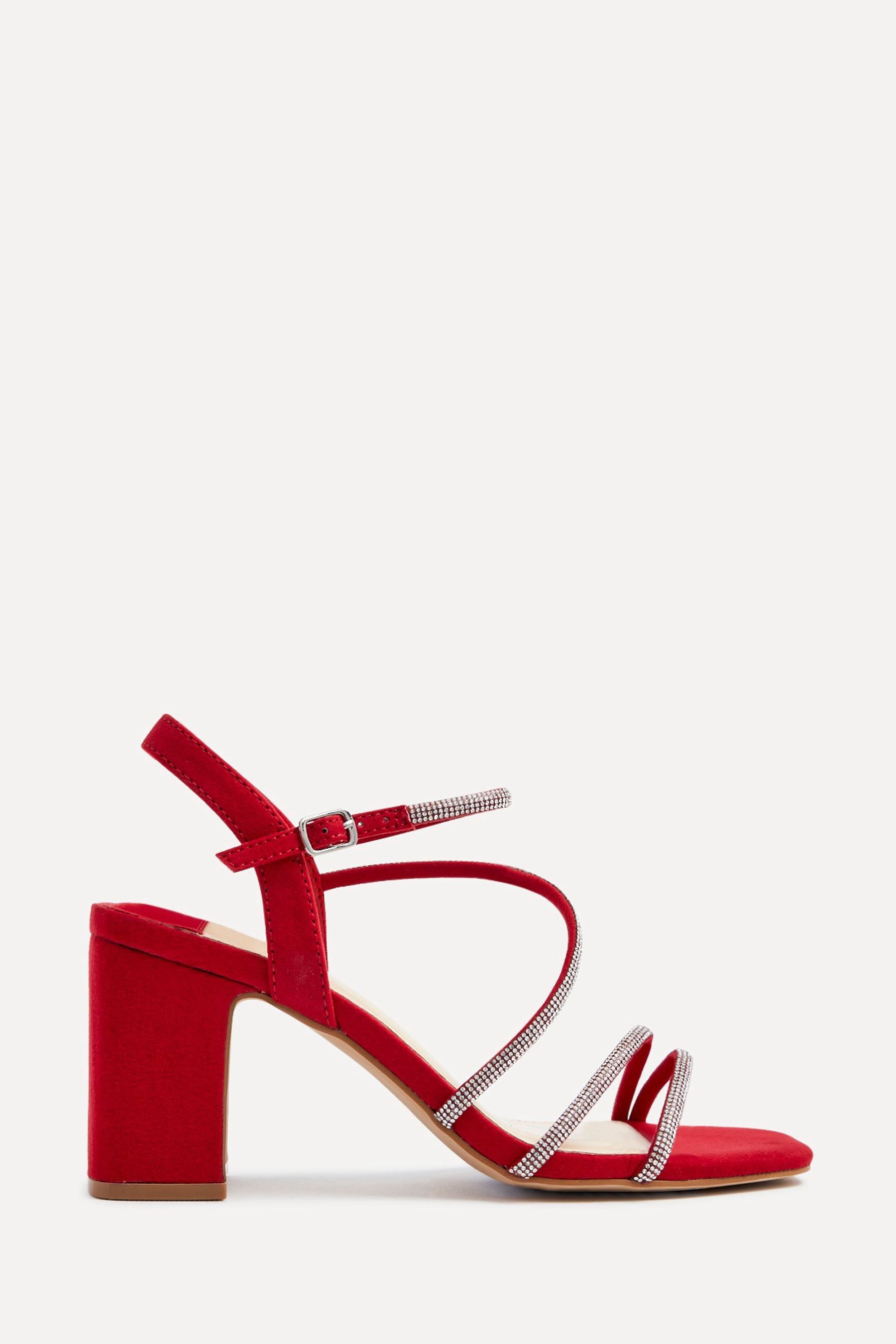 Red diamante heels store