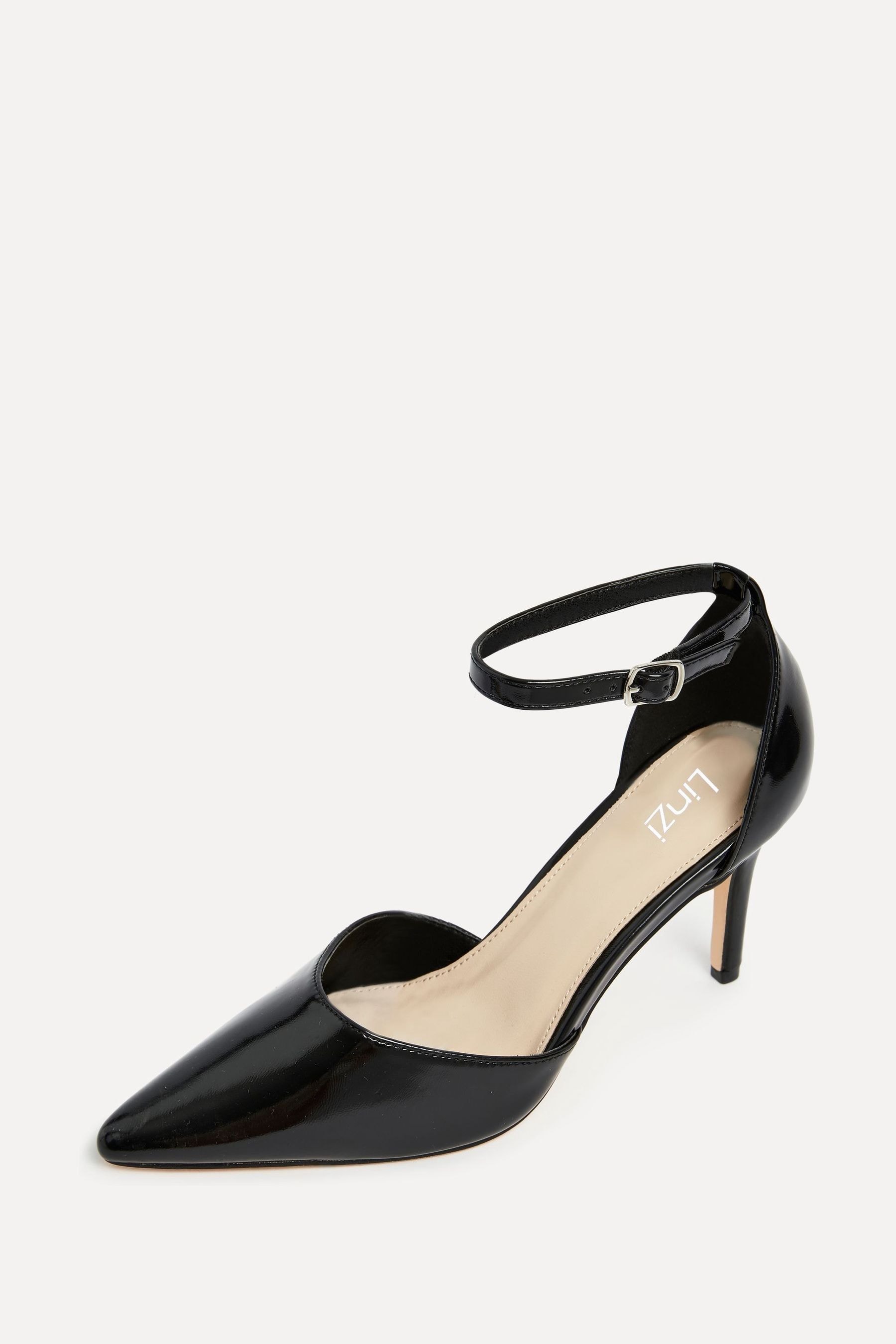 Pointed high heels with ankle straps shop