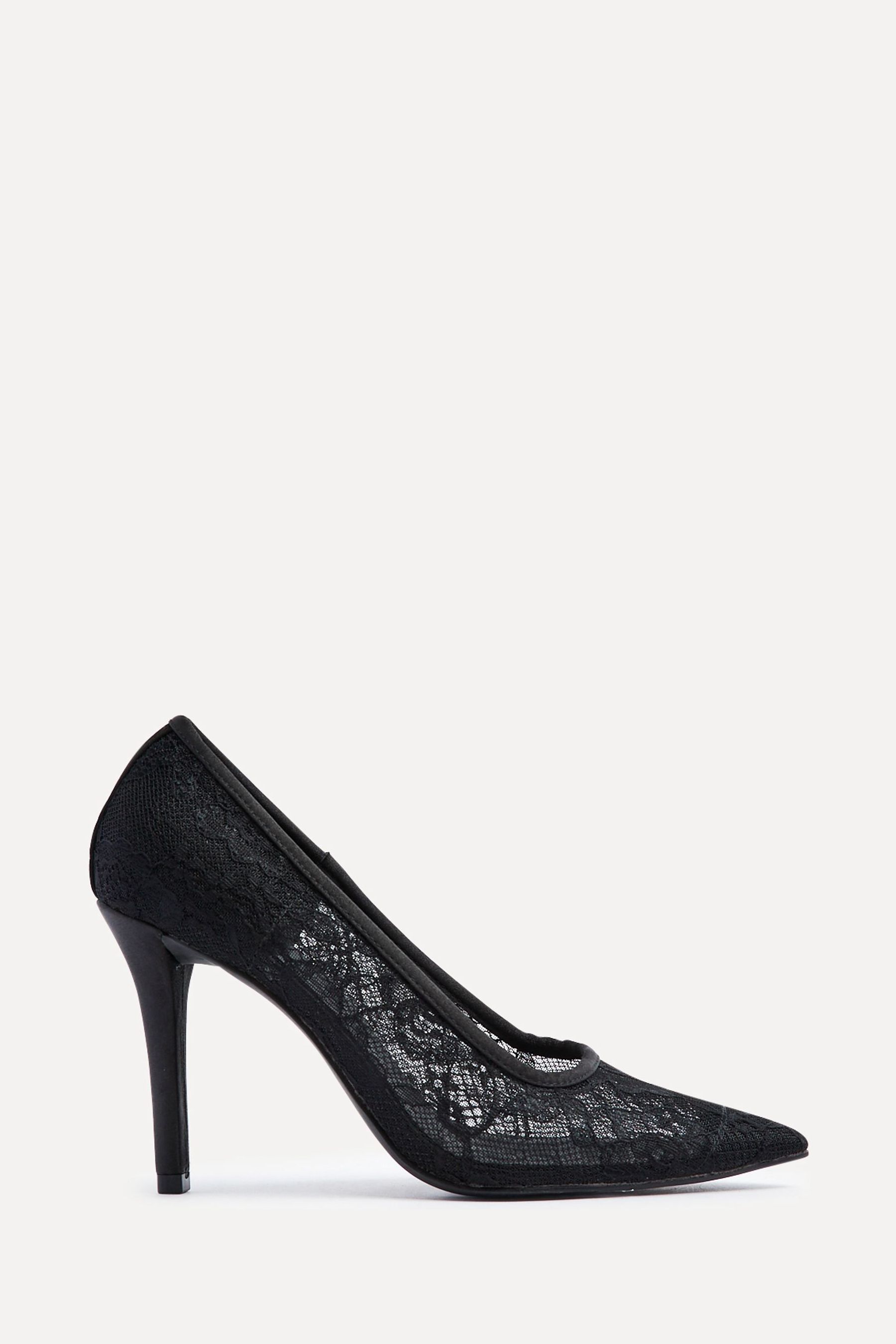 Lace court heels best sale