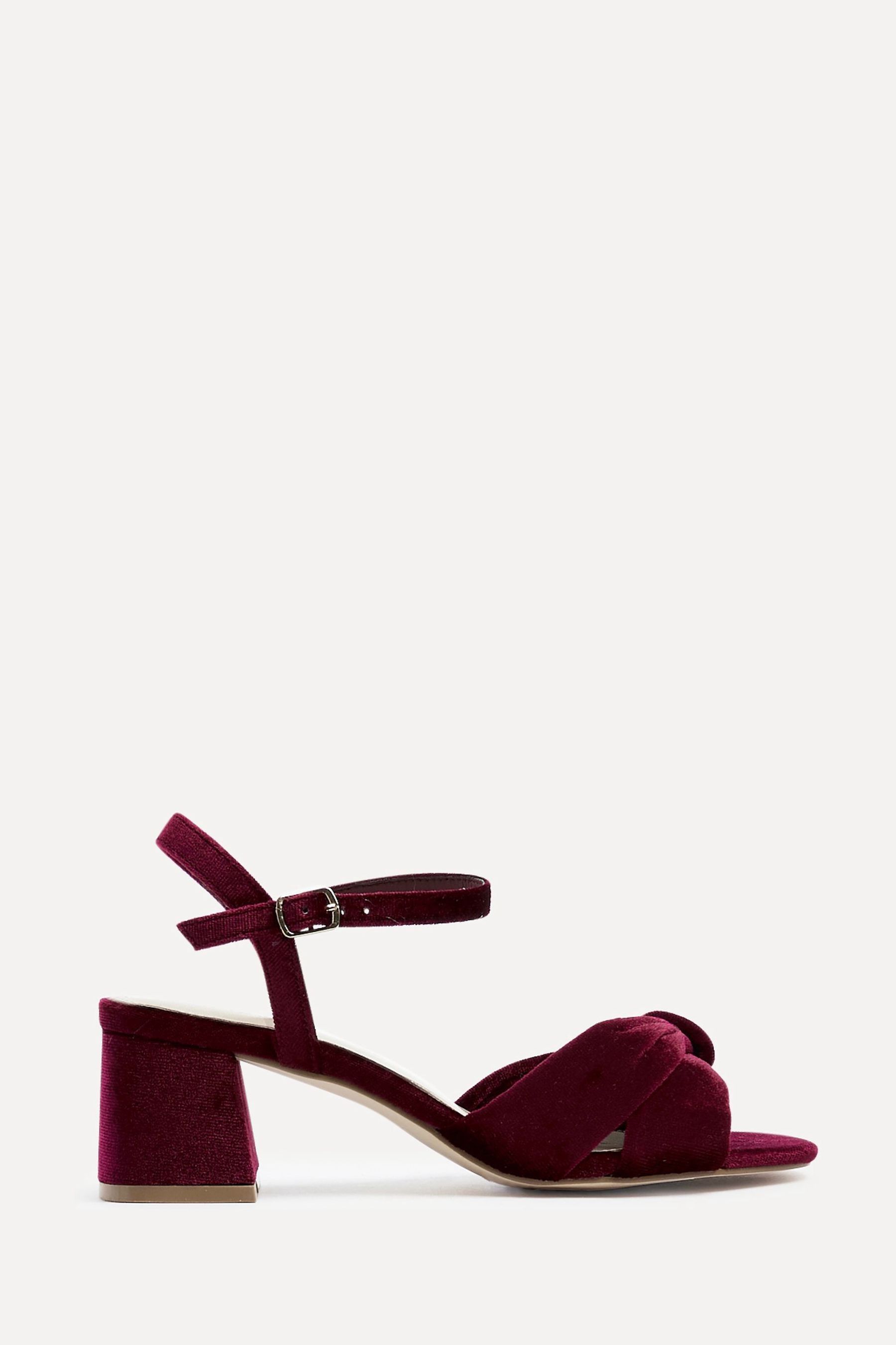 Red wine sandals shop
