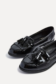 Linzi Black Patent Rosemary Patent Classic Slip-On Loafers - Image 5 of 5