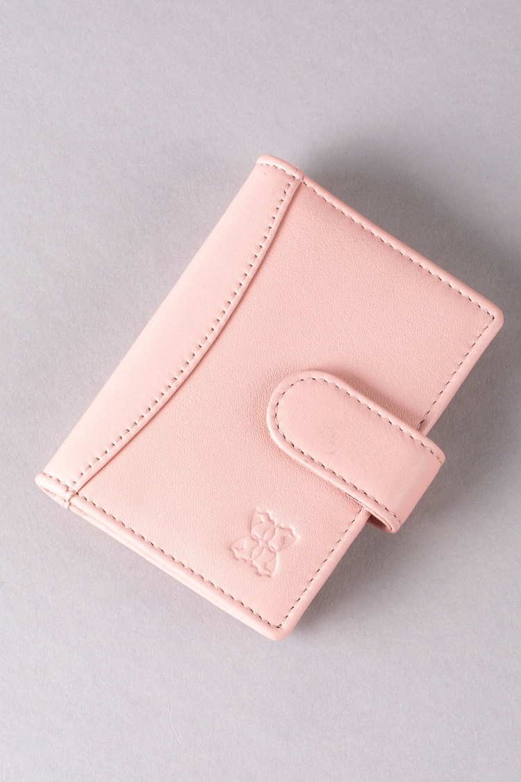 Lakeland Leather baby pink Multi Credit Card Holder - Image 1 of 5