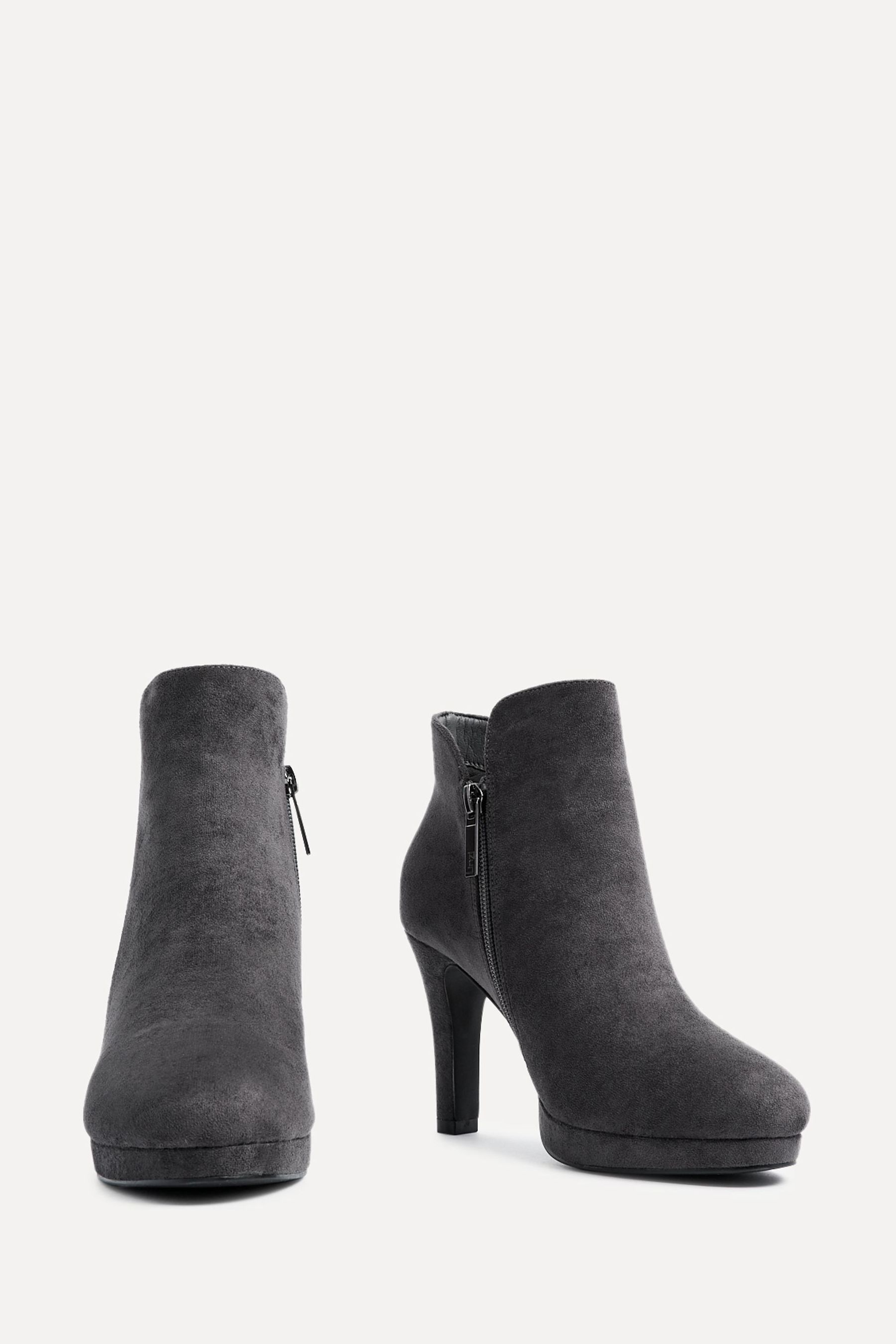 Buy Linzi Grey Layara Platform Ankle Boots With Stiletto Heels from the Next UK online shop