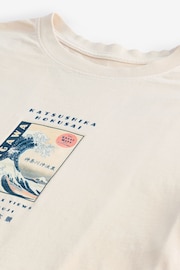 Stone Hokusai Postcard - Artist Licence 100% Cotton T-Shirt - Image 7 of 9