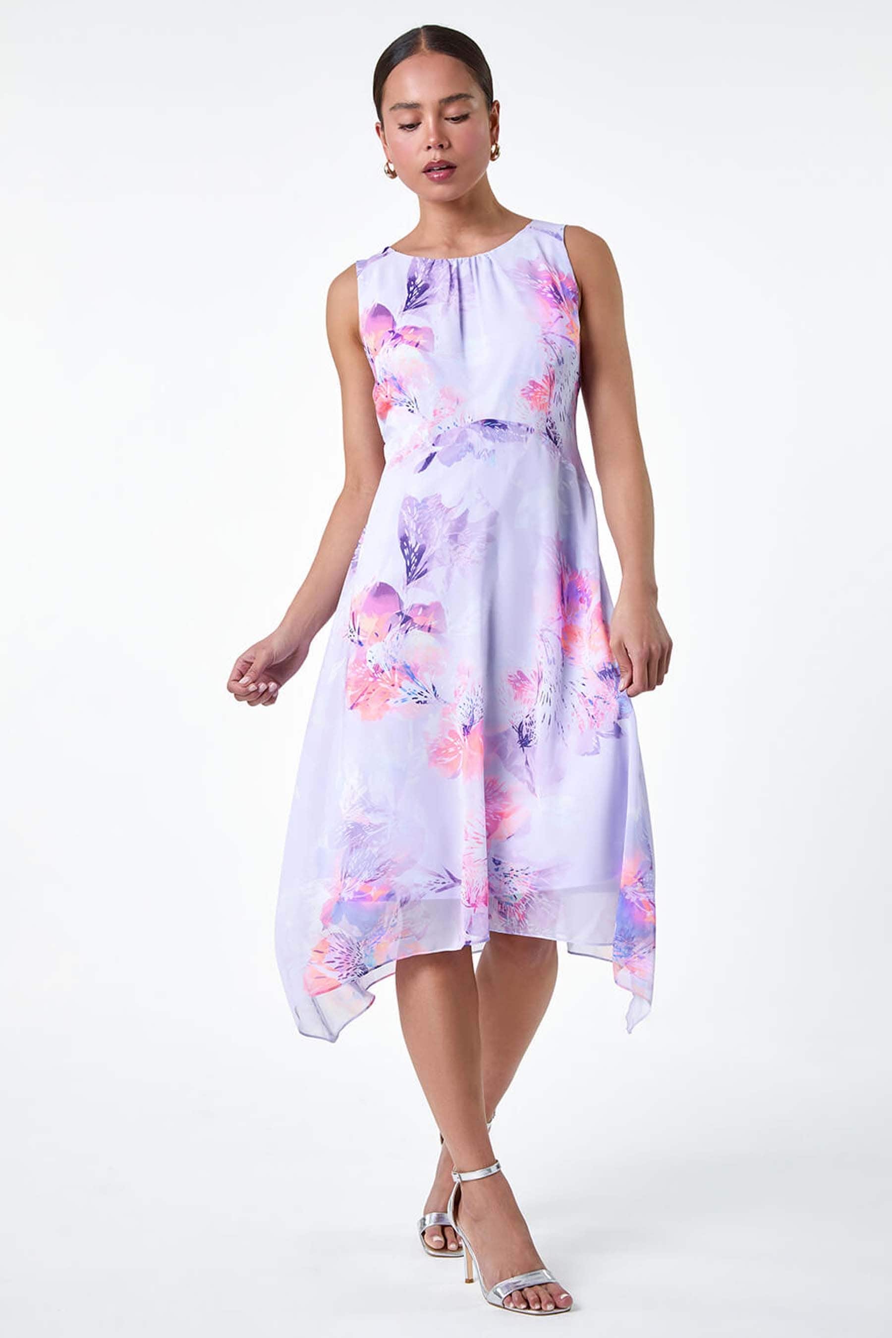 Roman hanky hem dress sales