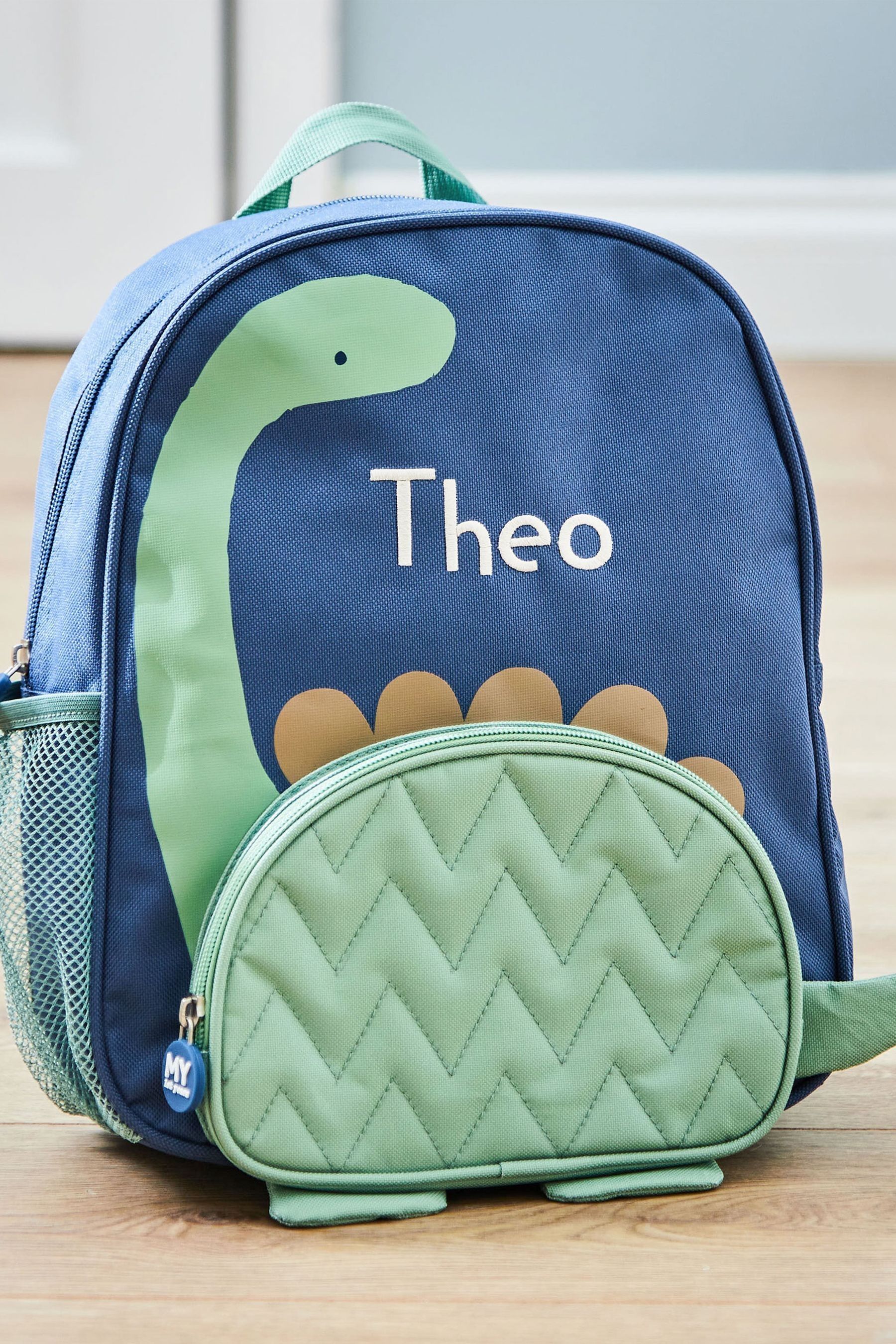 Personalised dinosaur backpack store
