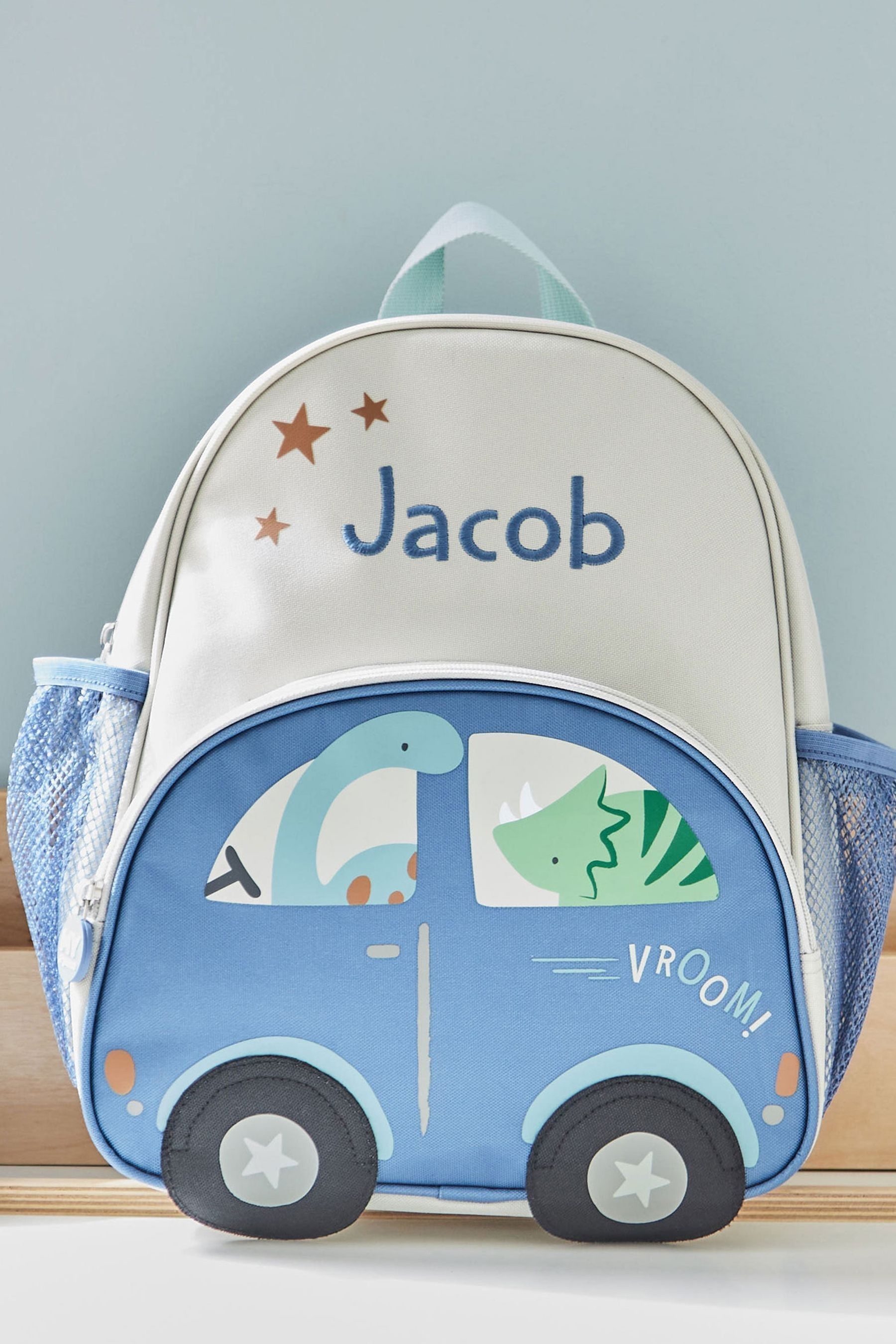 Buy My 1st Years Personalised Dinosaur Car Medium Backpack from the Next UK online shop