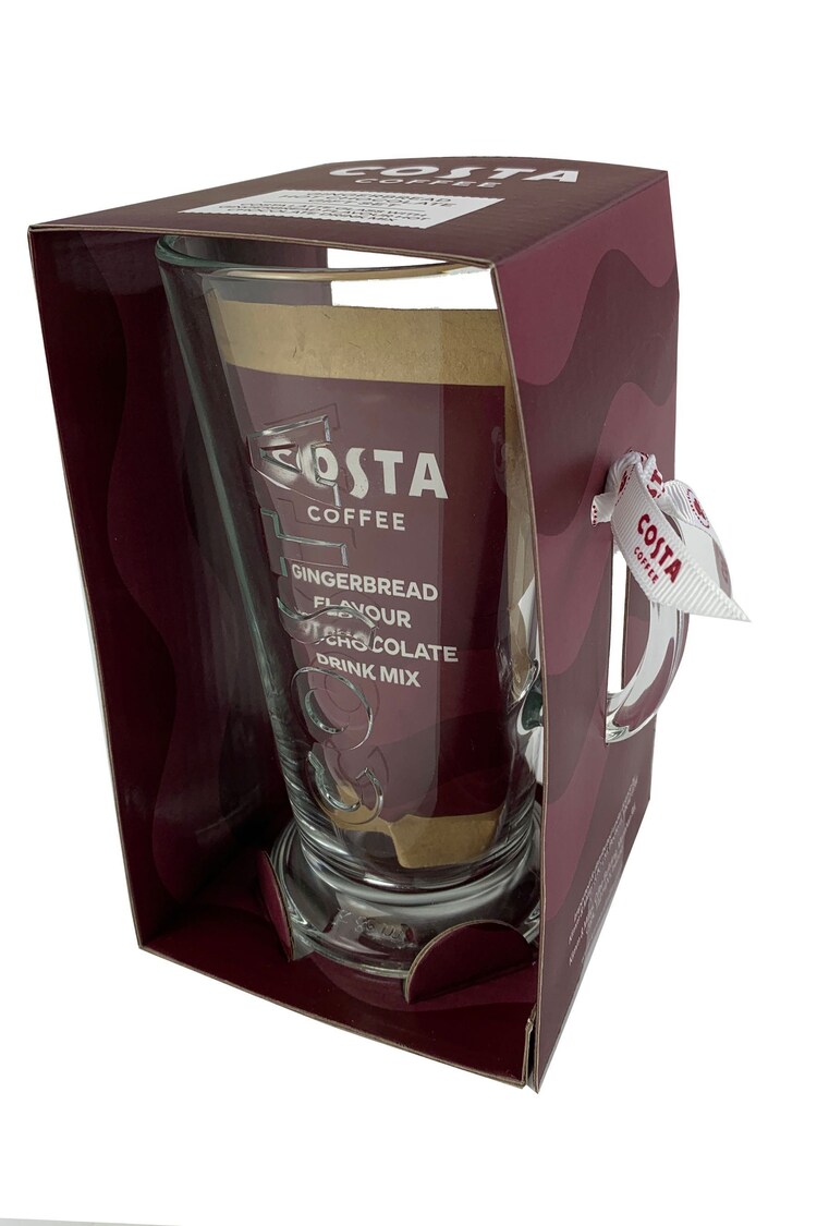 Costa Costa Gingerbread Hot Chocolate Glass - Image 2 of 3