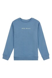 Jack Wills Boys Blue Digital Graphic Sweatshirt - Image 5 of 7