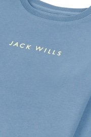Jack Wills Boys Blue Digital Graphic Sweatshirt - Image 7 of 7