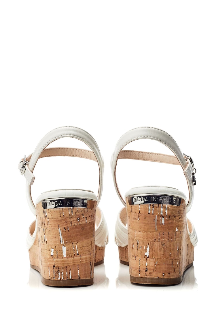 Moda In Pelle Peppermint Wrap Wedge Sandals - Image 2 of 4