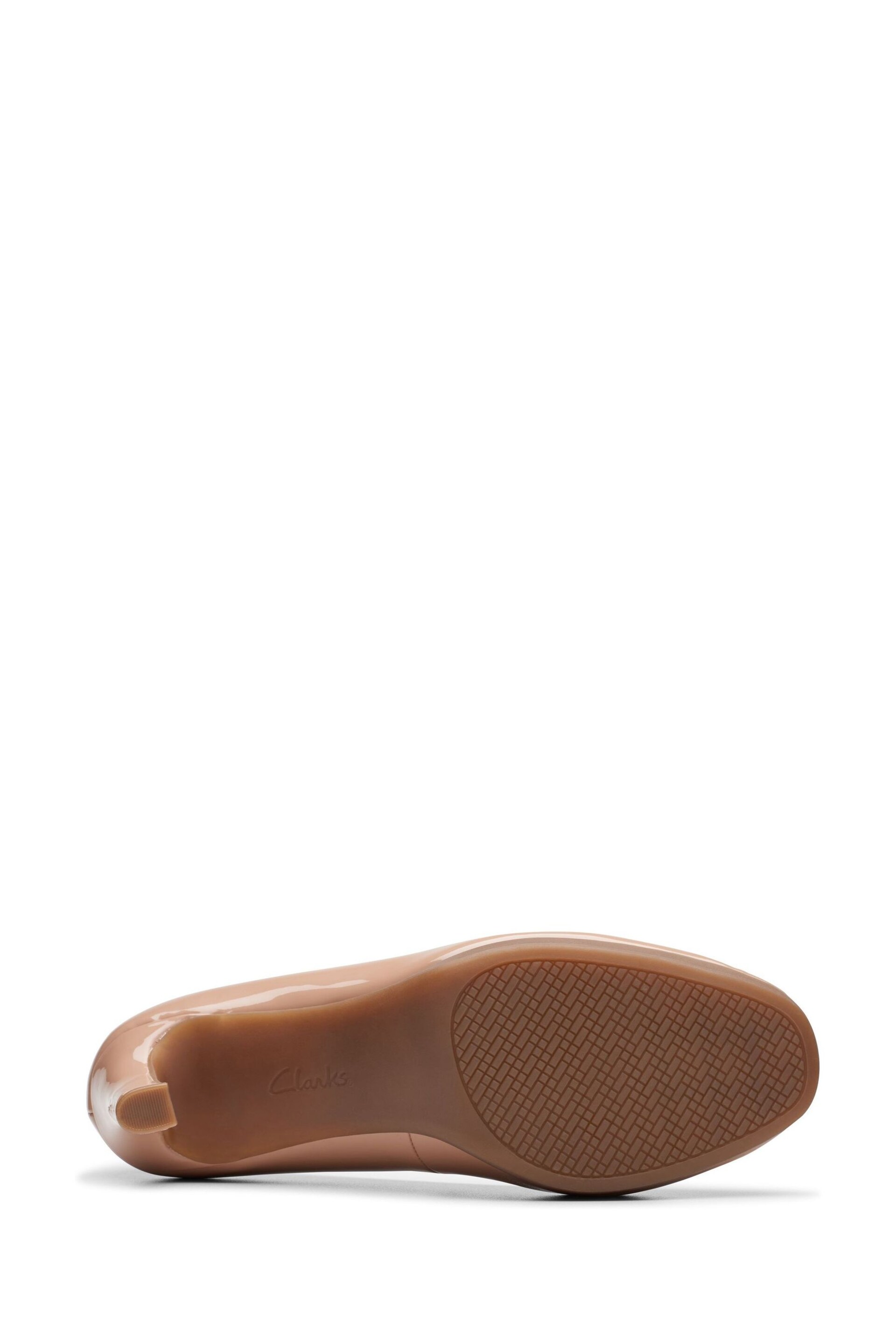 Clarks Nude Praline Patent Ambyr 2 Braley Shoes - Image 3 of 7