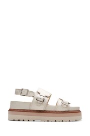 Clarks Cream Interest Orianna Glide Sandals - Image 1 of 7