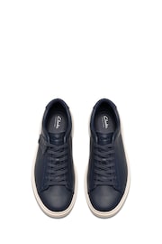 Clarks Blue Leather Craft Swift Shoes - Image 5 of 7