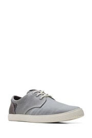 Clarks Grey Canvas Sharkford Walk Shoes - Image 6 of 7