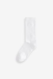 White EDIT Sports Socks 3 Pack - Image 3 of 5