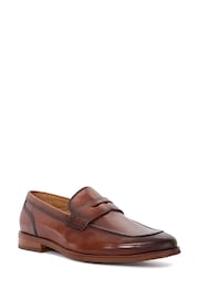 Dune London Brown Wide Fit Sulli Sole Penny Loafers - Image 2 of 6