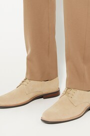 Dune London Cream Stanley Soft Leather Gibsons Shoes - Image 1 of 6
