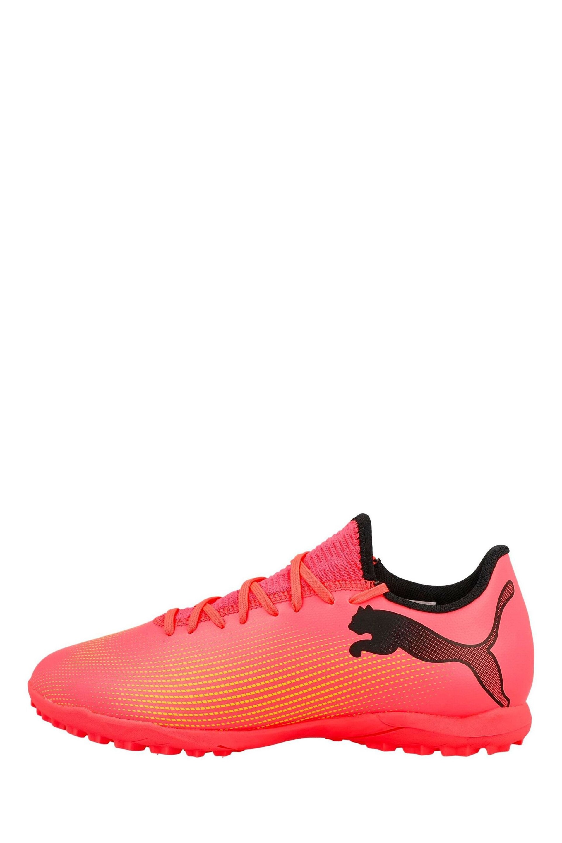 Puma Pink Mens Future 7 Play TT Football Boots - Image 2 of 6