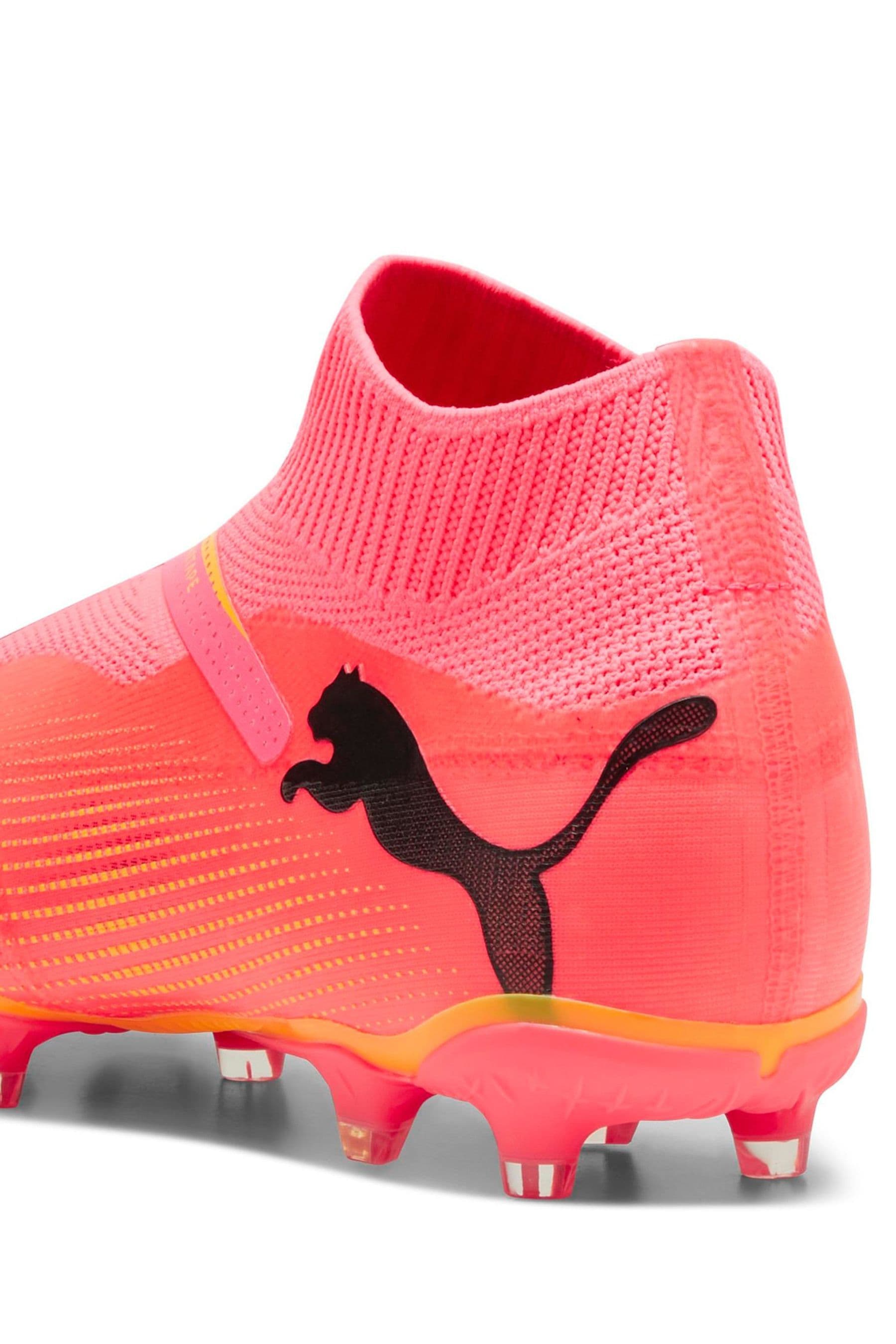 Orange laceless football boots clearance