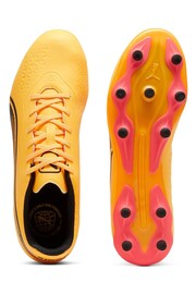 Puma Orange Mens King Match Fg/AG Football Boots - Image 4 of 7