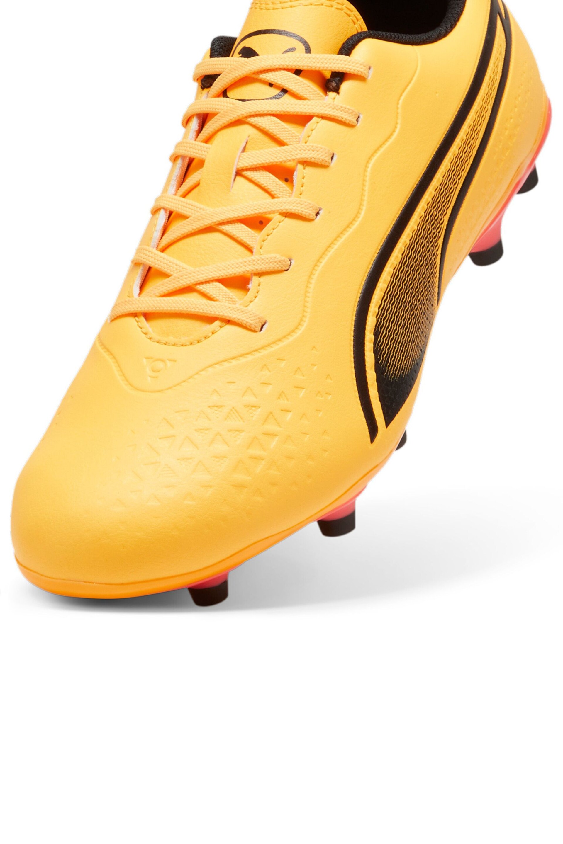 Puma Orange Mens King Match Fg/AG Football Boots - Image 6 of 7