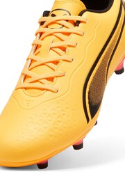 Puma Orange Mens King Match Fg/AG Football Boots - Image 7 of 7