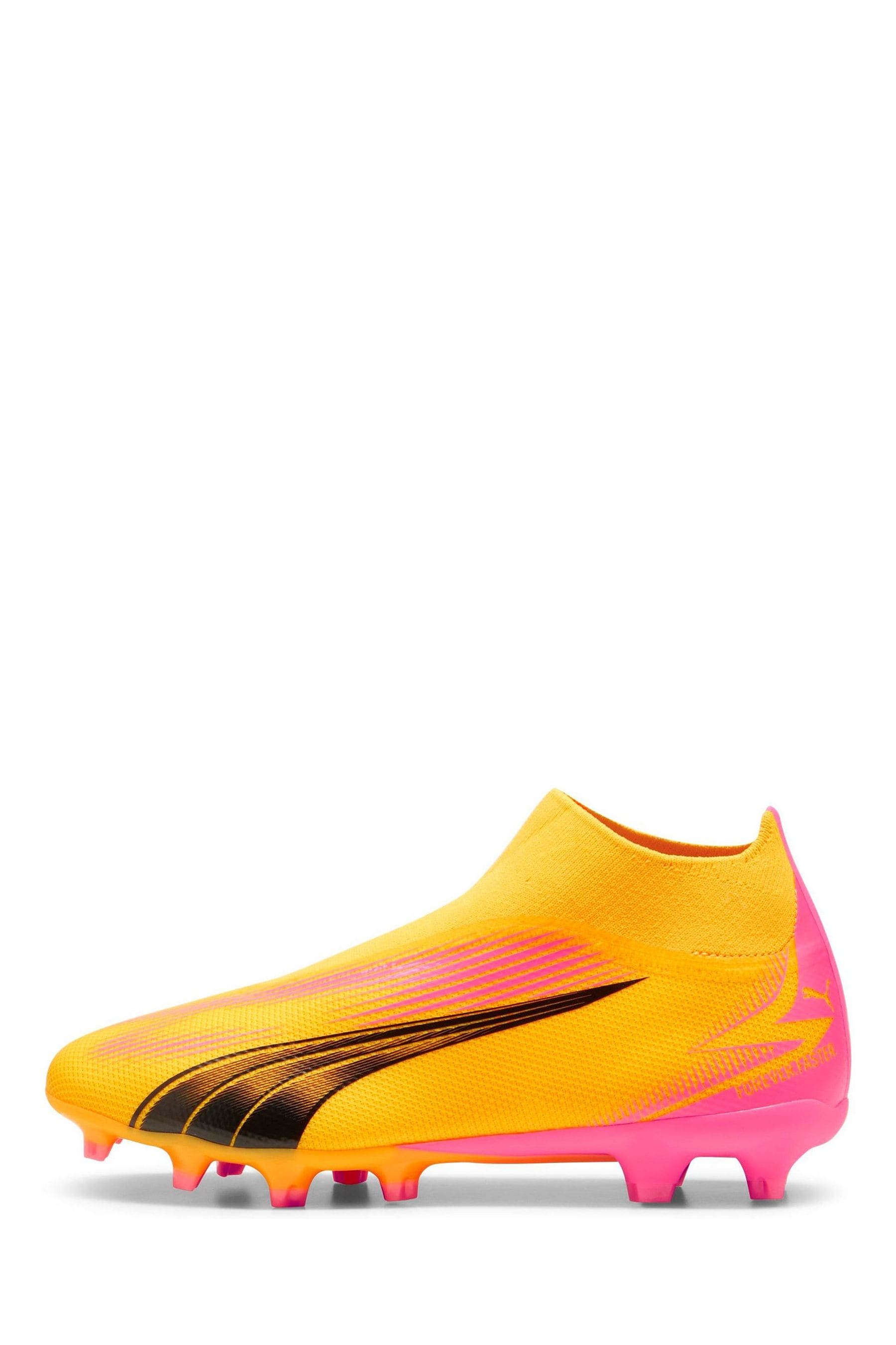 Buy Puma Orange Mens Ultra Match Fg AG Laceless Football Boots from Next Luxembourg