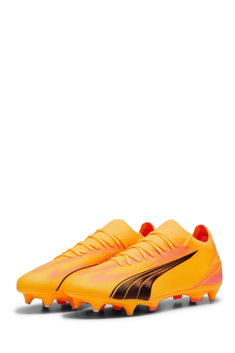 Puma Orange Mens Ultra Match Mxsg Football Boots - Image 2 of 6