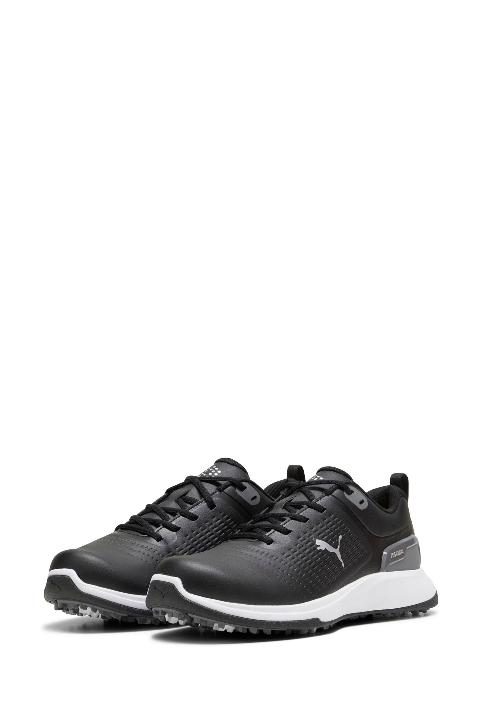 Puma Black Mens Grip Fusion Flex Golf Shoes - Image 3 of 6