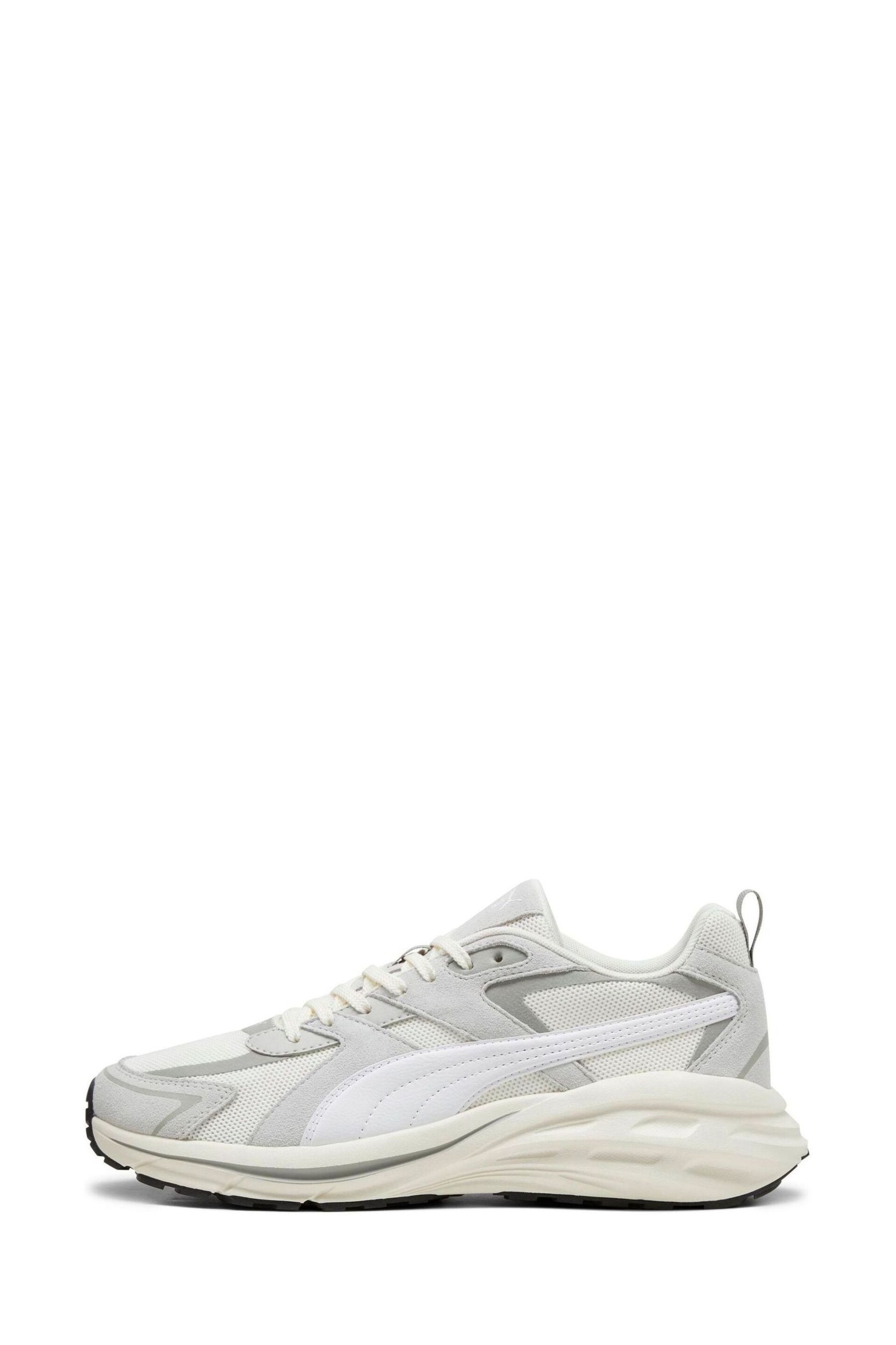 Puma White Mens Hypnotic LS Sneakers - Image 4 of 8
