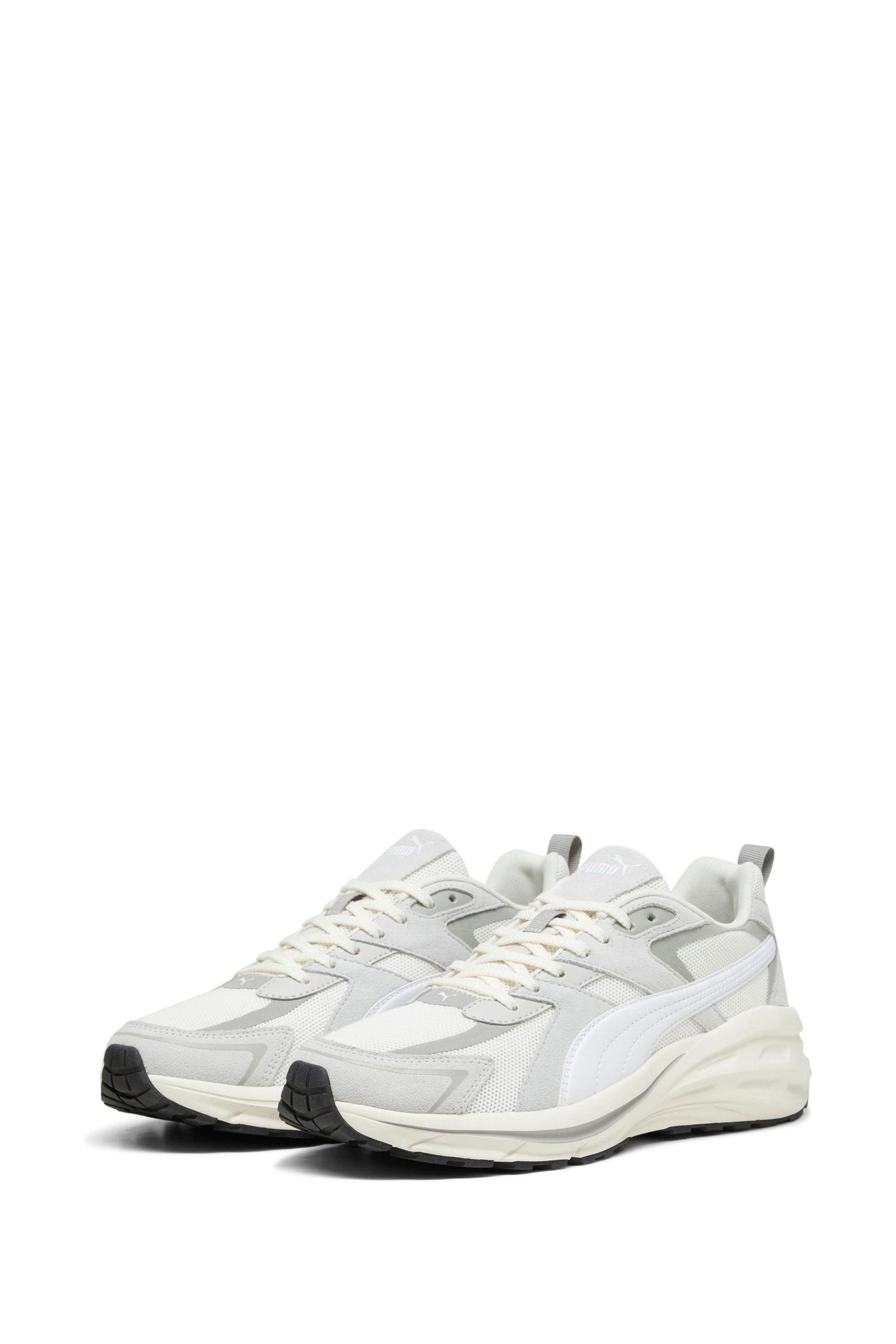 Puma White Mens Hypnotic LS Sneakers - Image 5 of 8