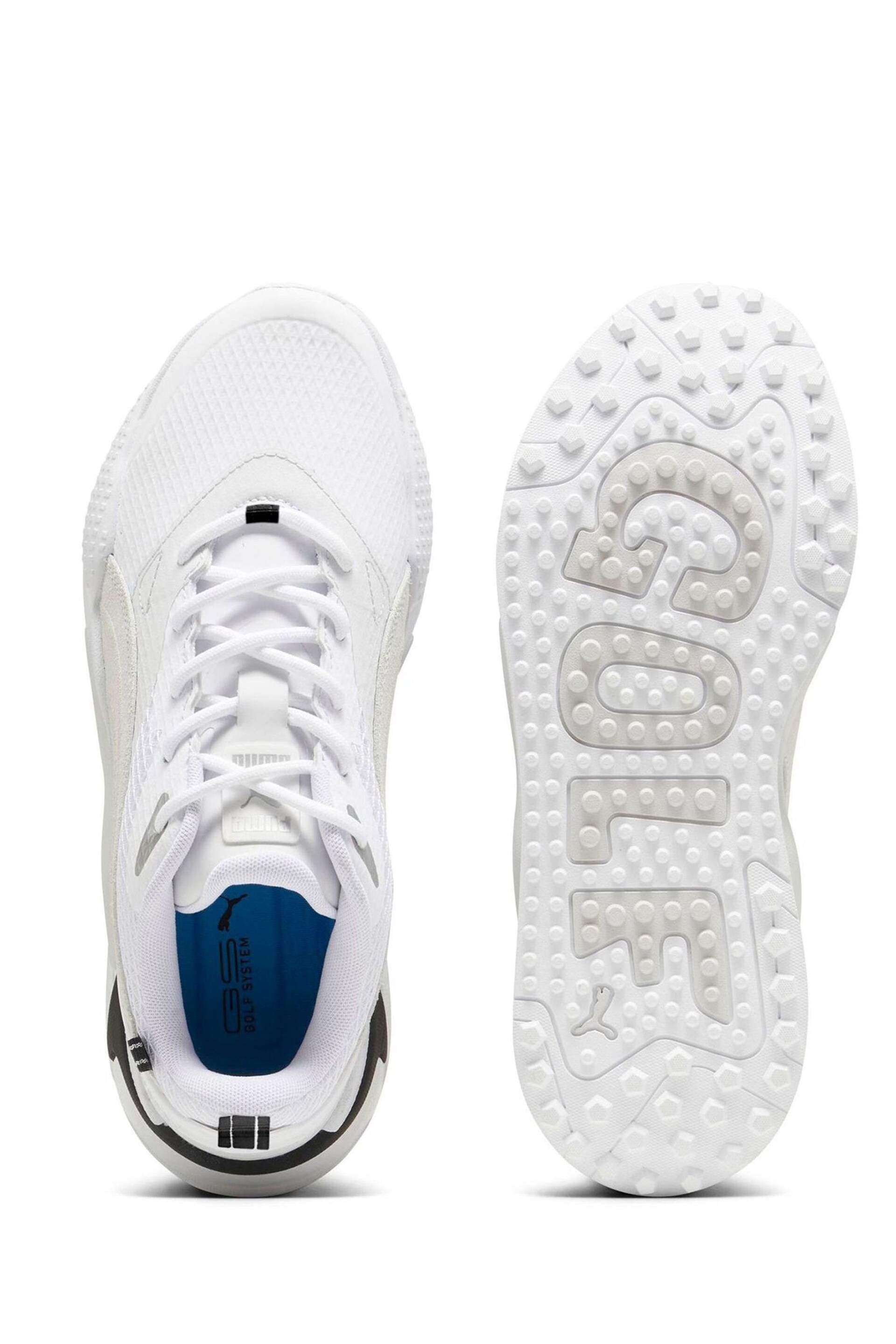 Puma White Mens GS-X Efekt Golf Shoes - Image 2 of 4
