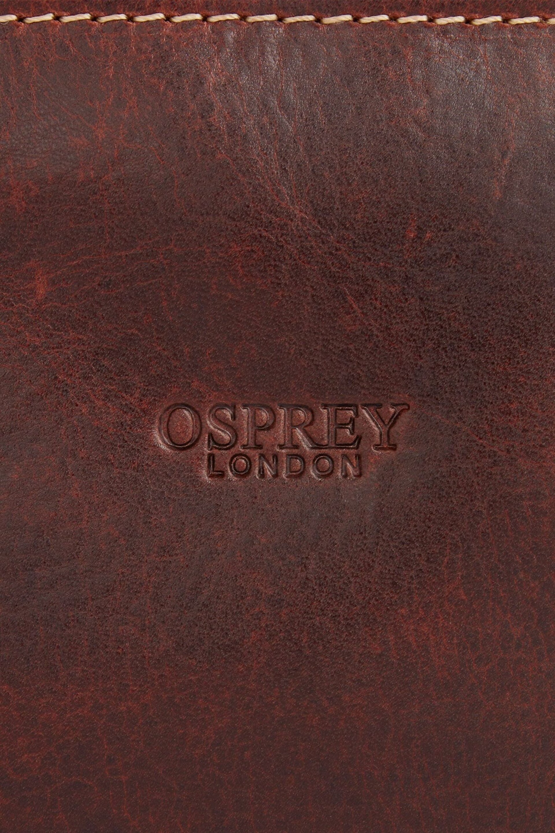 OSPREY LONDON The Madden Leather Shoulder Brown Workbag - Image 5 of 6