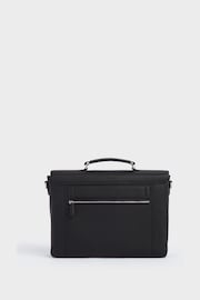 OSPREY LONDON The Forest Leather Black Briefcase - Image 6 of 7